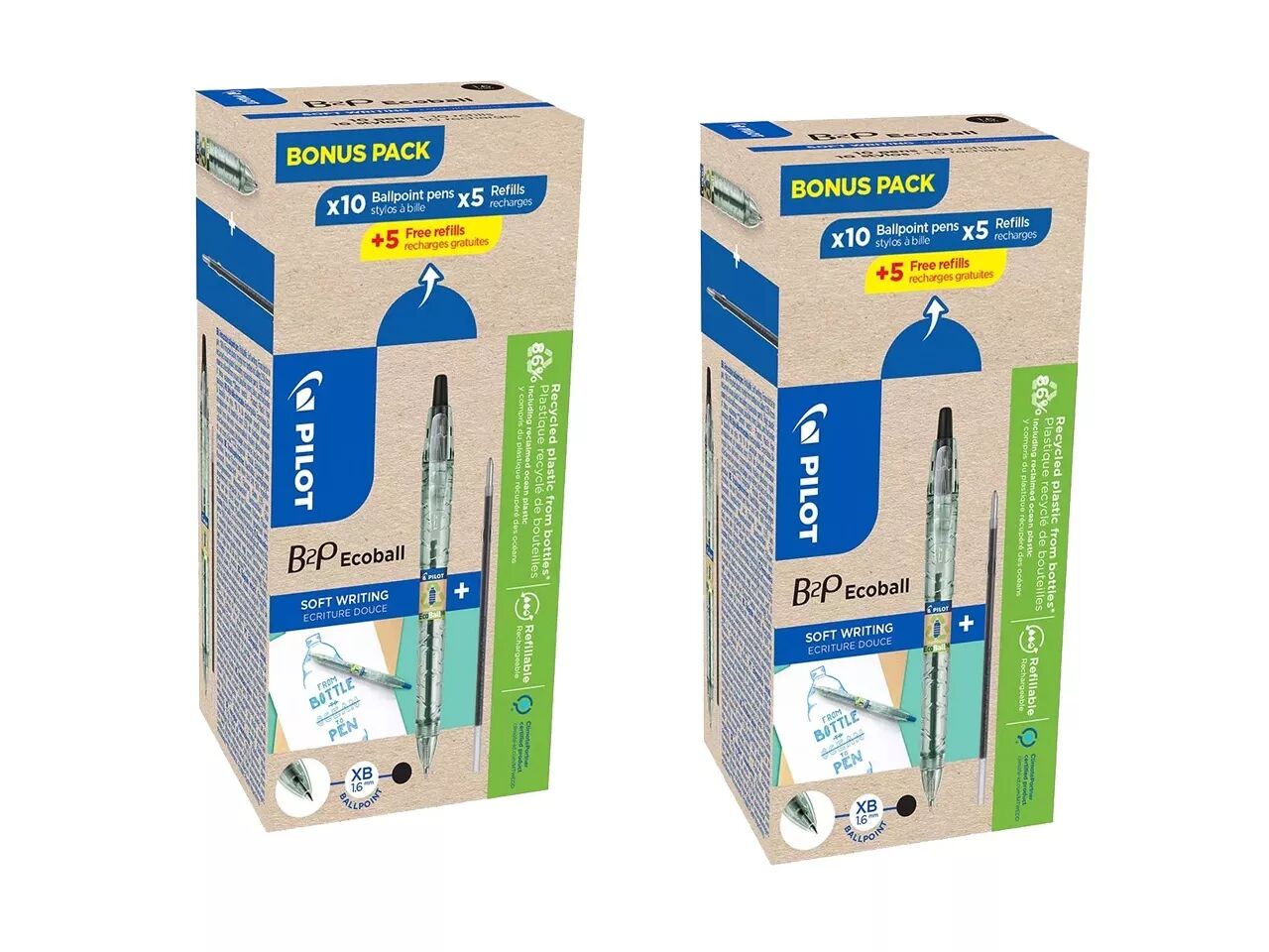 Pack stylo bille Pilot \ EcoBall\ 