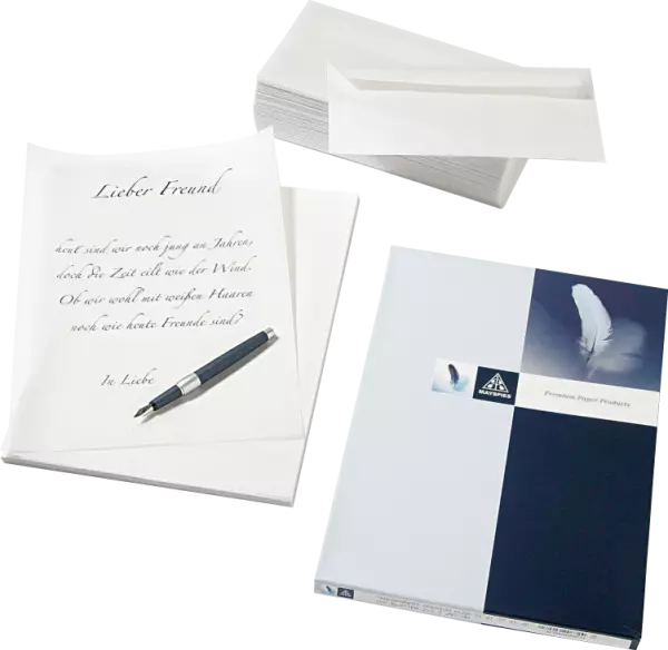 Papier � lettre \ Transparent\  92g