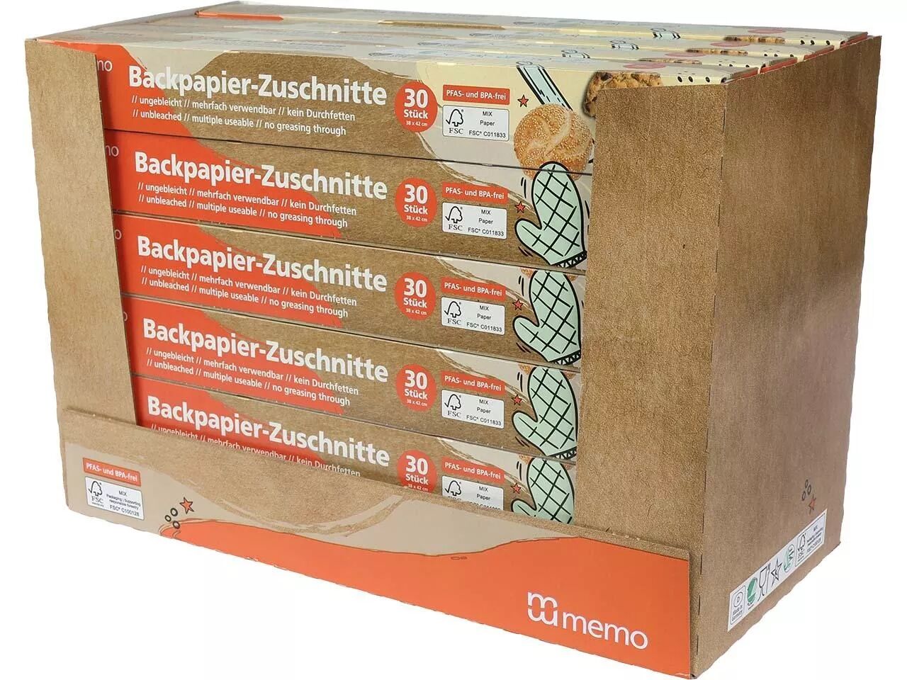 Papier cuisson ECO KITCHEN\  non blanchis