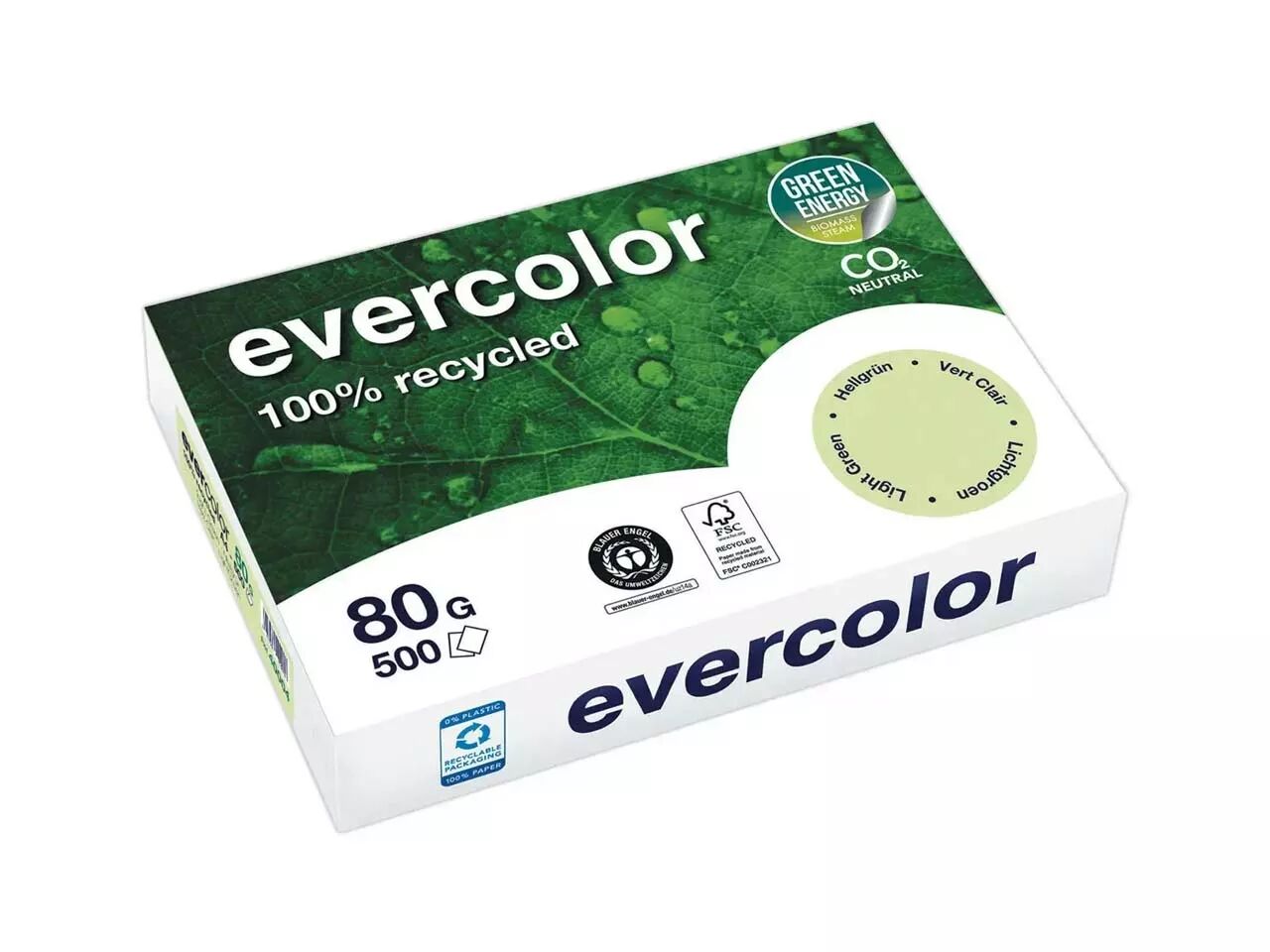 Papier recycl&eacute; couleur EVERCOLOR