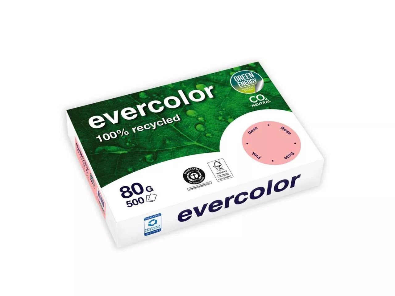 Papier recycl&eacute; couleur EVERCOLOR