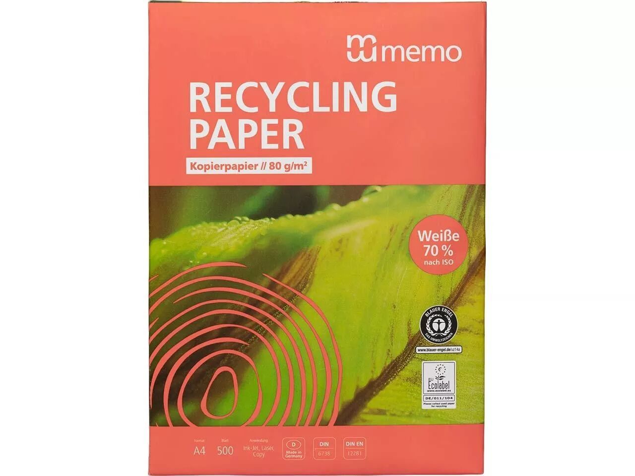 Papier recycle Memo Print A4 80g