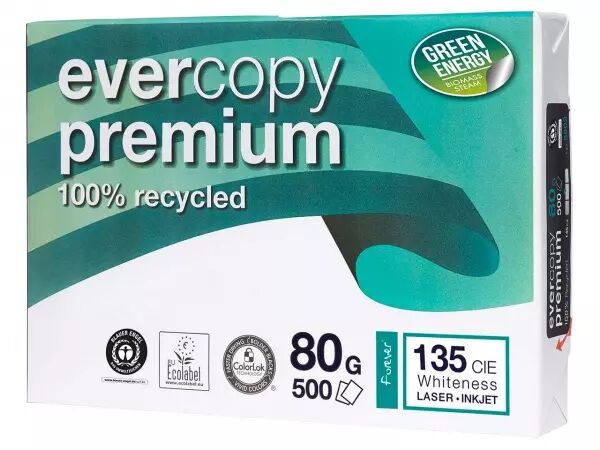 Papier re�cycl� Evercopy Premium 500 feuilles