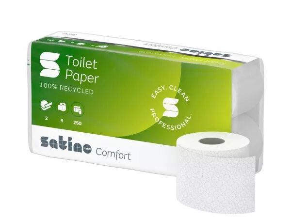 Papier toilette Comfort, 2 couches, recycl� satino by wepa