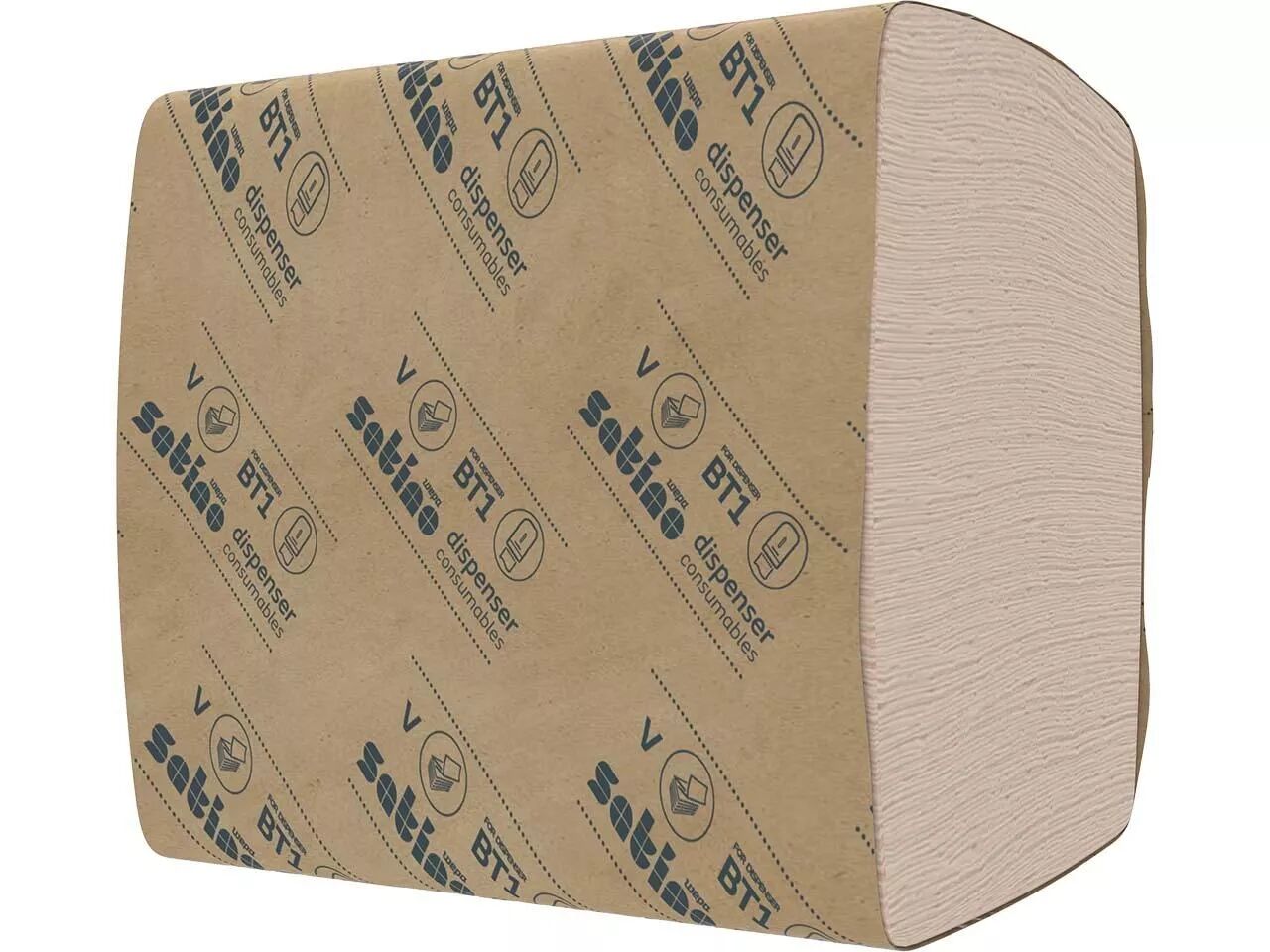 Papier toilette en feuilles, 2 &eacute;paisseurs