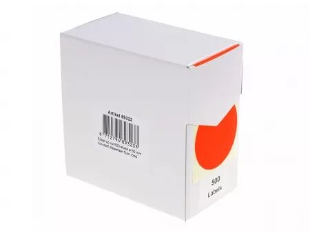 Pastille inscriptibles, blanc et fluo