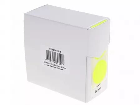 Pastille inscriptibles, blanc et fluo