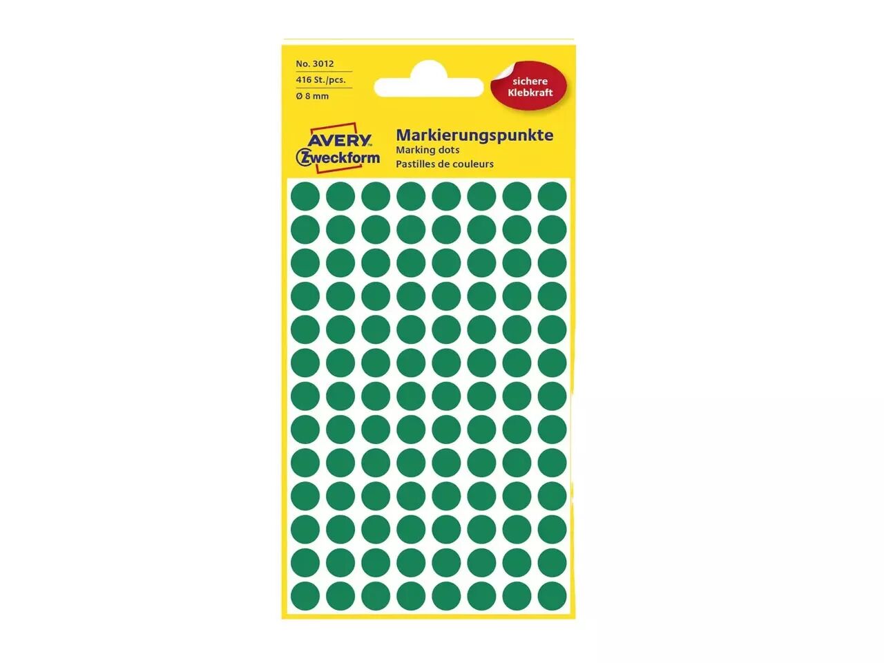 Pastilles enlevables rondes