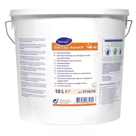 Pâte lavante pour mains avec un agent exfoliant naturel à base de farine de coque de noix