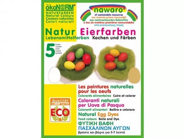 Peinture � l\'eau Nawaro pour les �ufs, 5 couleurs
