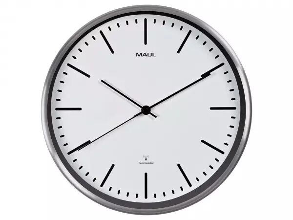 Pendule radio-pilot�e MAULfly 30RC, argent/blanc
