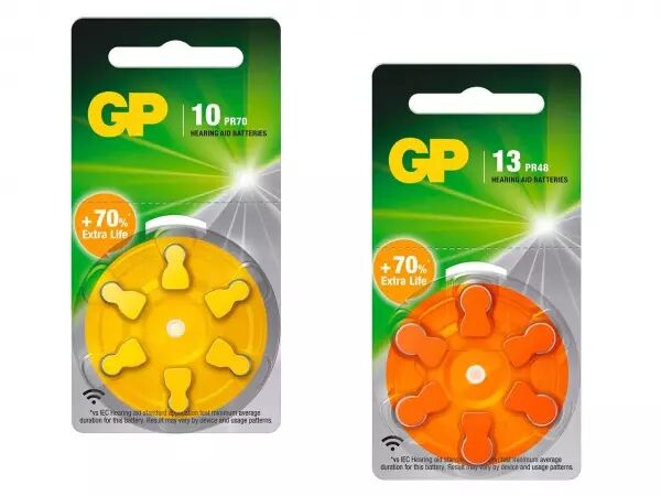 Piles auditives GP Battery zinc-air 1,4V