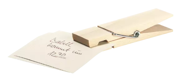 Pince-notes en bois
