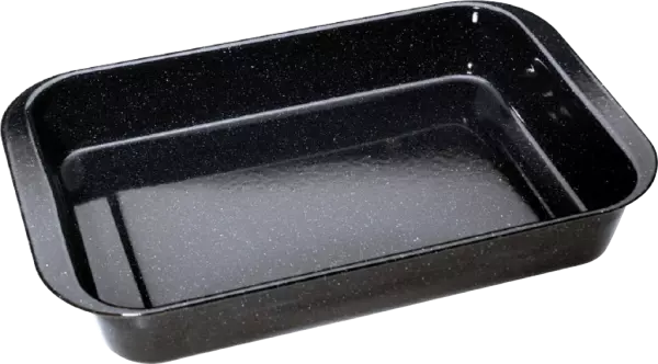 Plat � r�tir en acier �maill�