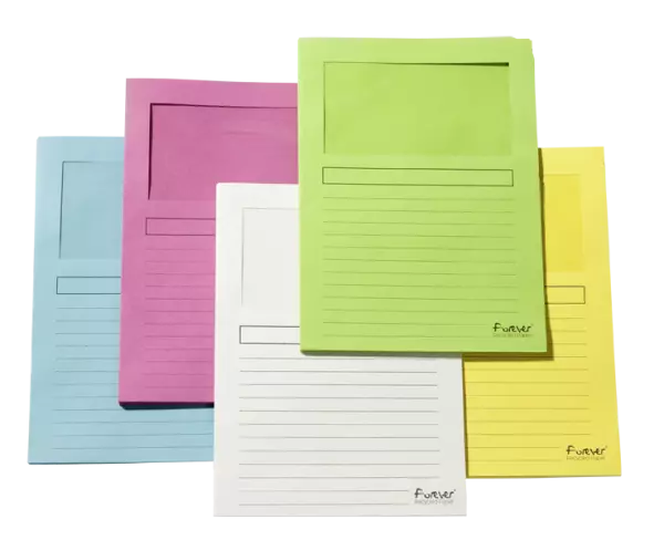 Pochettes coin papier recycl� � fen�tre