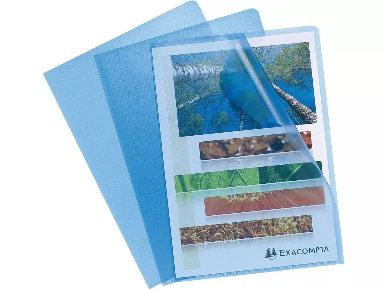 Pochettes coins Exacompta 120&micro;