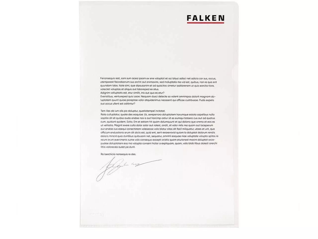 Pochettes coins Falken 80&micro;