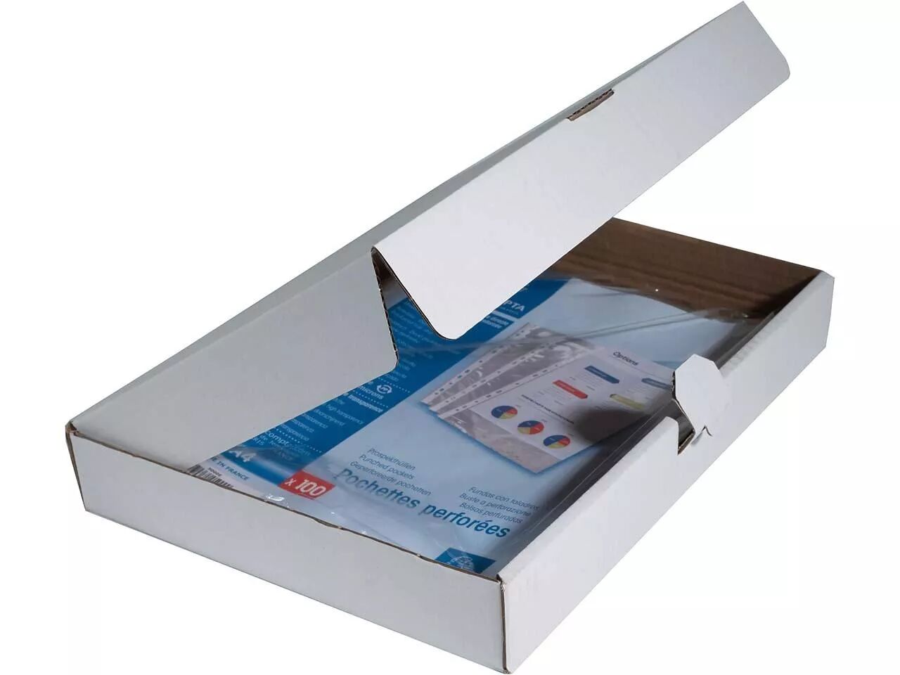 Pochettes perfor&eacute;es Exacompta 60&micro;