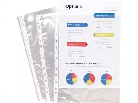 Pochettes perfor&eacute;es Exacompta 60&micro;