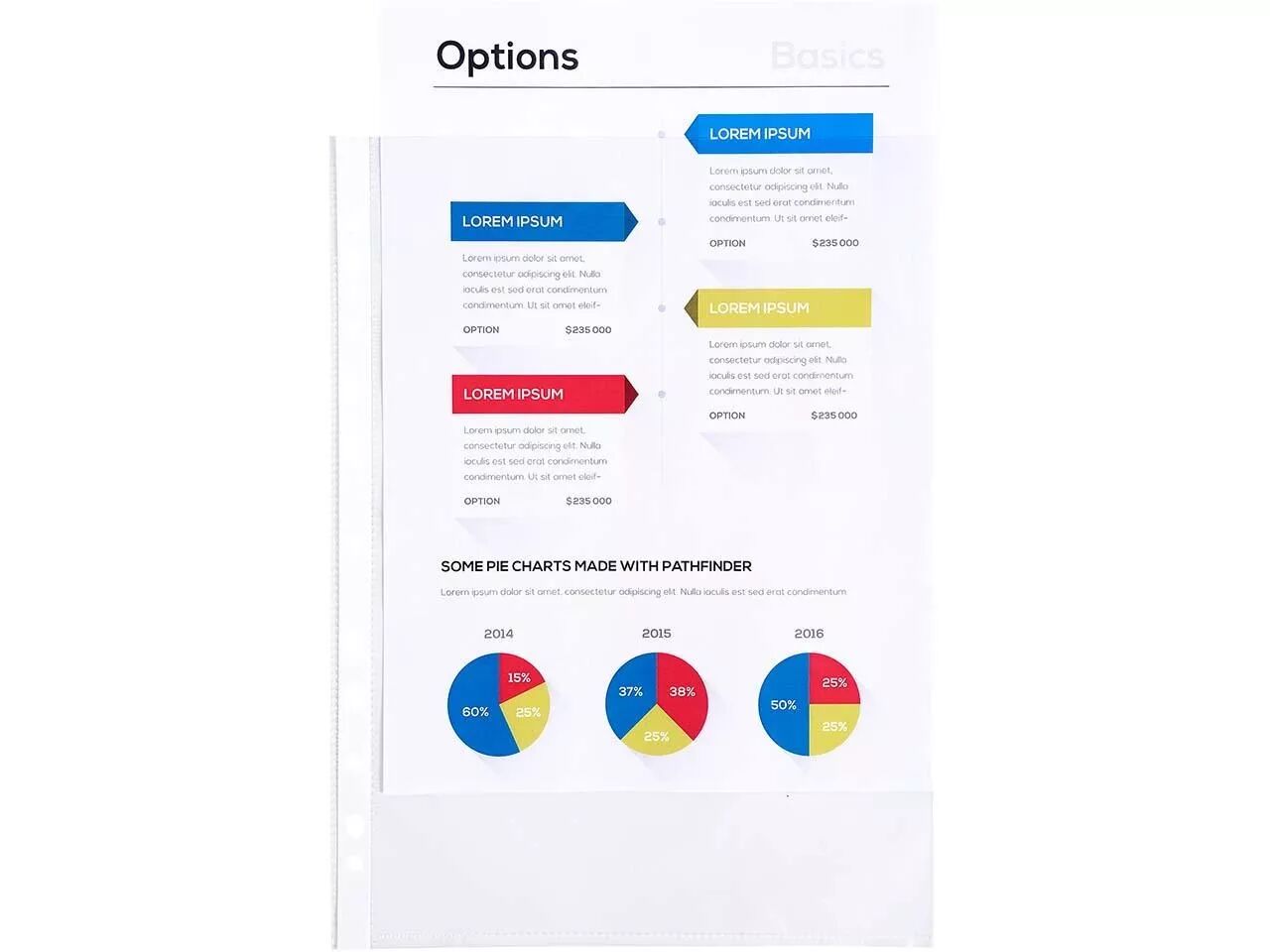 Pochettes perfor&eacute;es Exacompta 60&micro;