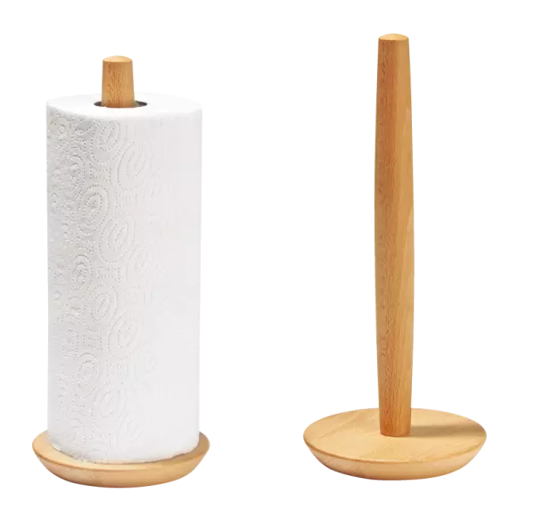 Porte-rouleau essuie-tout, bois FSC