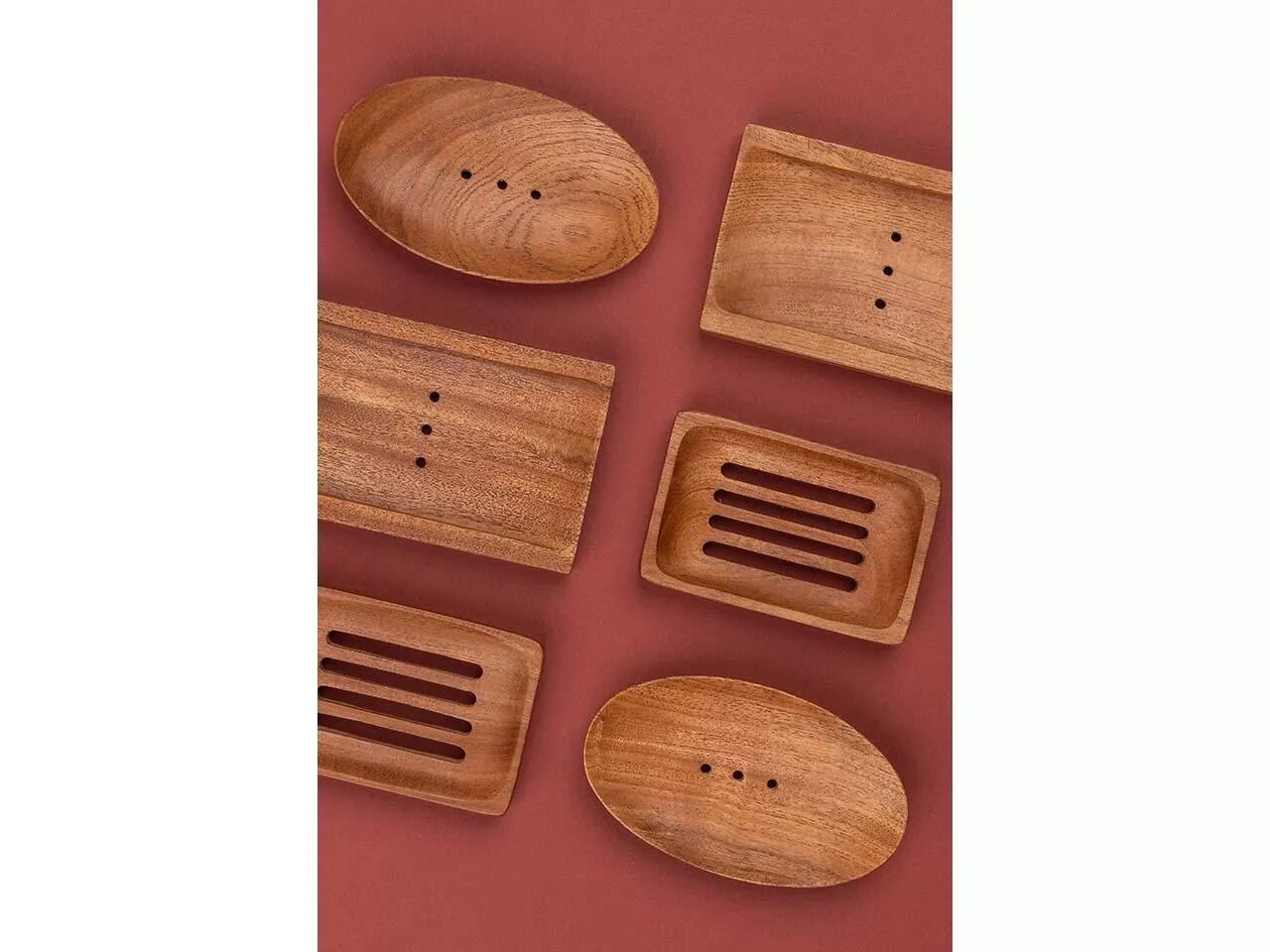 Porte savon en bois