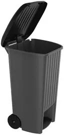 Poubelle, 100 litres, plastique recycl�, anthracite