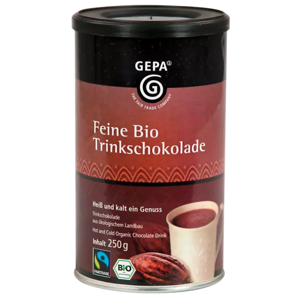 Poudre pour boisson chocolat�e GEPA, 250 g