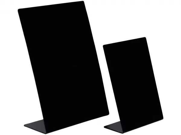Pr�sentoir de table inclin�, Exacryl, type ardoise
