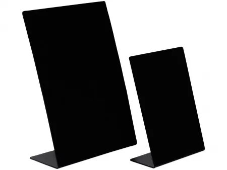 Pr&eacute;sentoir de table inclin&eacute;, Exacryl, type ardoise