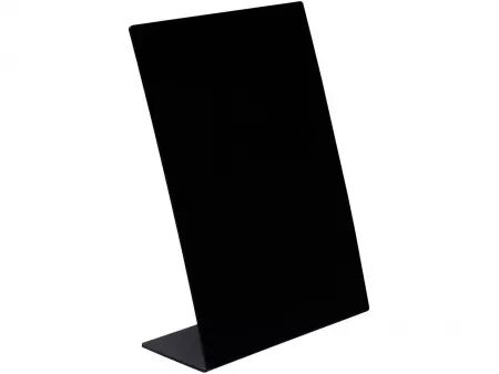 Pr&eacute;sentoir de table inclin&eacute;, Exacryl, type ardoise