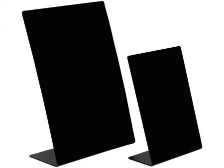 Pr&eacute;sentoir de table inclin&eacute;, Exacryl, type ardoise