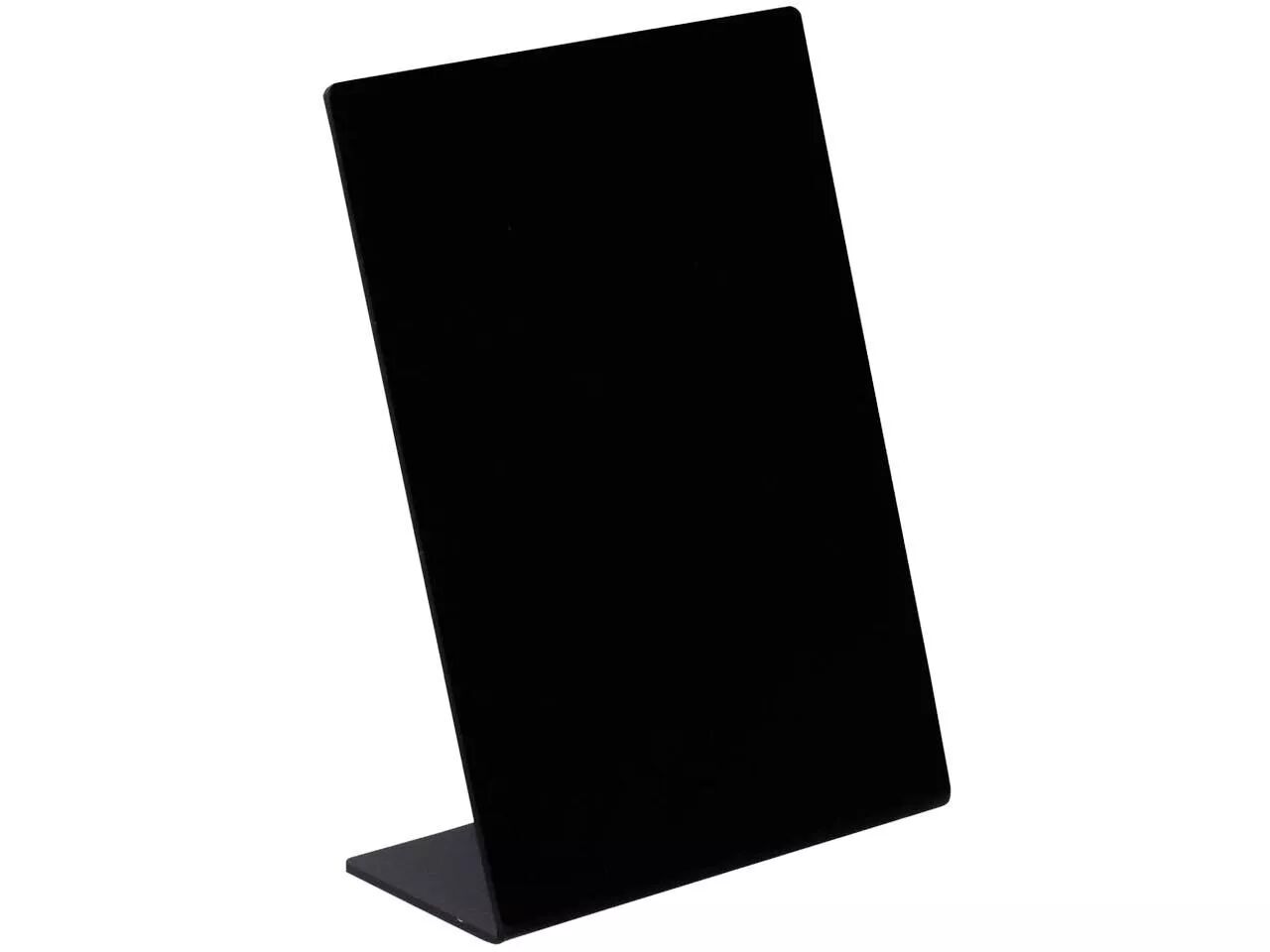 Pr&eacute;sentoir de table inclin&eacute;, Exacryl, type ardoise