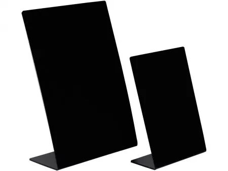 Pr&eacute;sentoir de table inclin&eacute;, Exacryl, type ardoise