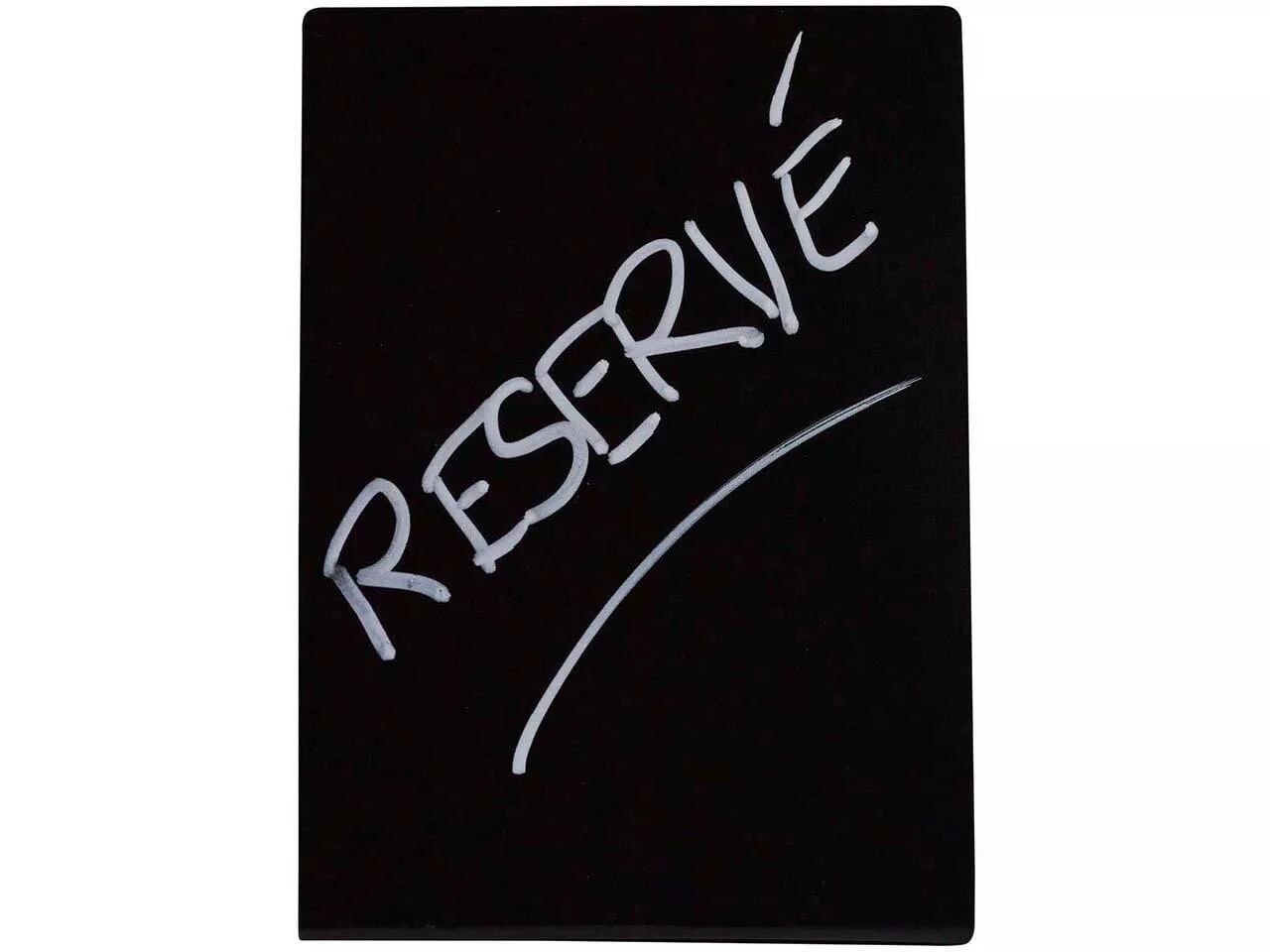 Pr&eacute;sentoir de table inclin&eacute;, Exacryl, type ardoise