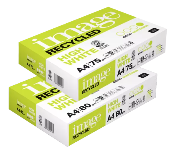 Ramette papier recycl� Image Recycled High White, 80g Ange Bleu