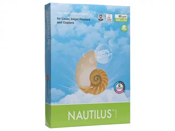Ramette papier recycl� Nautilus Classic 500 feuilles