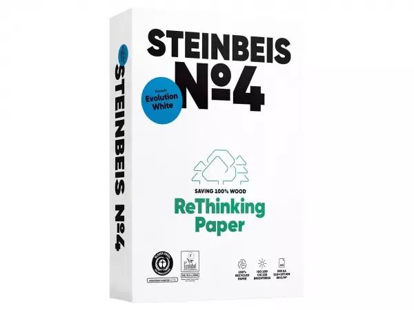 Ramette papier recycl� Steinbeis Evolution White 500 feuil.