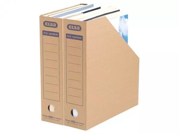 Range-revue carton ondul� recycl�, A4, naturel