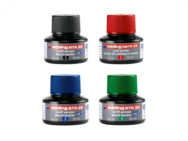 Recharge d\'encre pour marqueur tableaux blancs edding BTK25