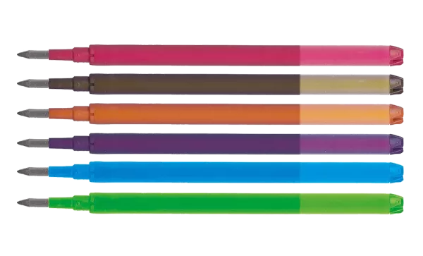 Recharges � Frixion Ball � 0,7 mm couleurs sp�ciales