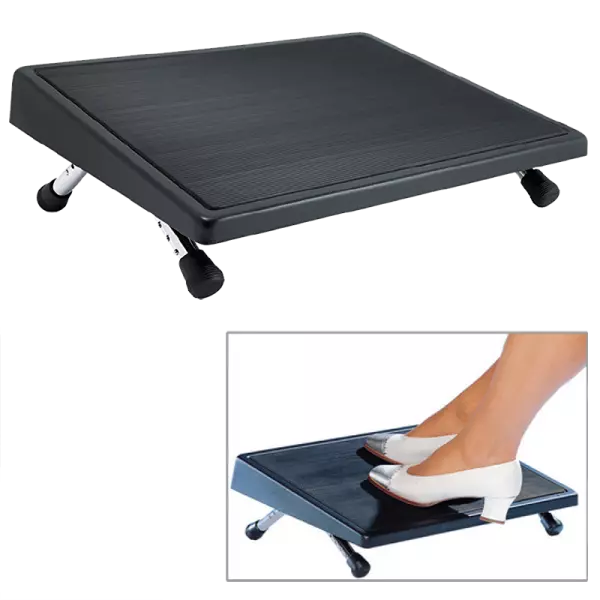 Repose-pied informatique WEDO hauteur r�glable, noir