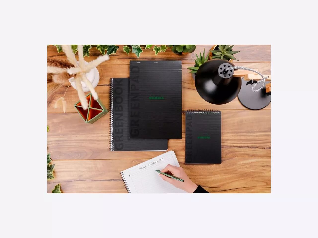 RHODIA Bloc-notes GREENPAD noir