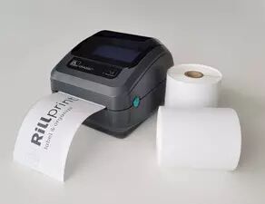 Rouleau d\'�tiquettes permanentes, pour imprimante Zebra�, FSC et sans BPA
