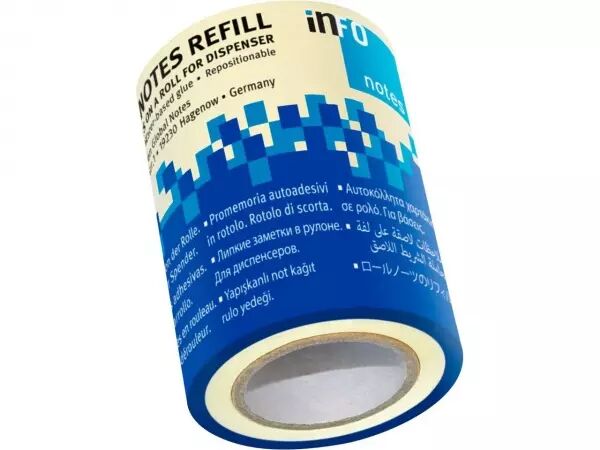 Rouleau recharge notes adh�sives recycl�es