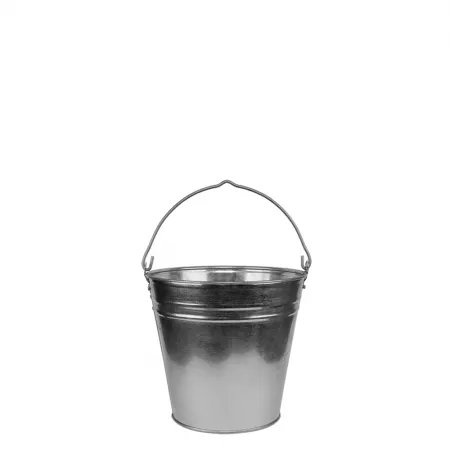 Seau en acier zingué