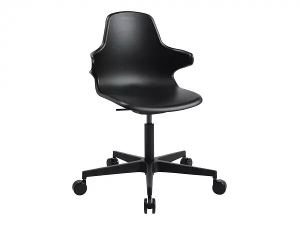 Si�ge bureau Sitness Life 20 avec accoudoirs courts, noir