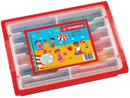 Stabilo Trio, boîte de 96 crayons de couleurs