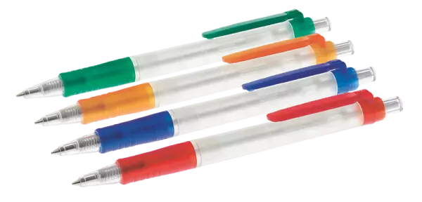 Stylo-bille bleu, amidon de ma�s