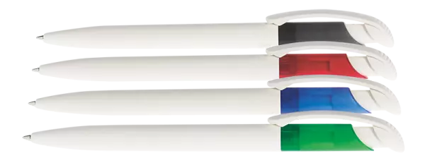 Stylo-bille bleu compostable